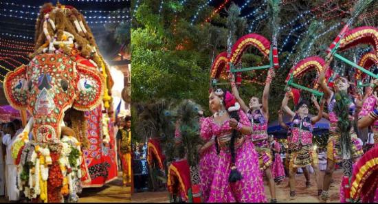 රුහුණු කතරගම මහා දේවාලයේ අවසන් පෙරහැර අද රාත්‍රියේ